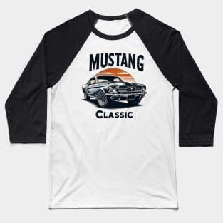Mustang Classic Baseball T-Shirt